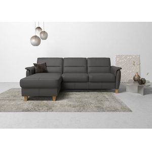 Home affaire Ecksofa »Palmera L-Form«, Federkern, wahlweise mit Bettfunktion und mit/ohne Bettkasten