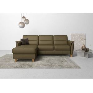 Home affaire Ecksofa »Palmera L-Form«, Federkern, wahlweise mit Bettfunktion und mit/ohne Bettkasten
