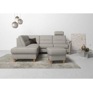 Home affaire Ecksofa »Palmera L-Form«, Federkern, wahlweise mit Bettfunktion und mit/ohne Stauraum
