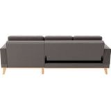 sit&more Ecksofa »Lavida L-Form«, wahlweise mit Kippfunktion und Bettkasten