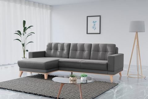 sit&more Ecksofa »Lavida L-Form«, wahlweise mit Kippfunktion und Bettkasten