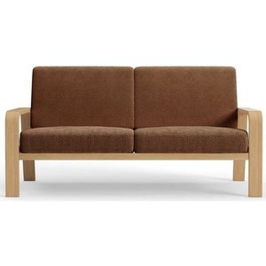 sit&more 2,5-Sitzer »Kolding«, Armlehnen aus Buchenholz in natur, verschiedene Bezüge und Farben