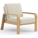 sit&more Sessel »Kolding«, Armlehnen aus Buchenholz in natur, verschiedene Bezüge und Farben