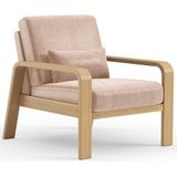 sit&more Sessel "Kolding", Armlehnen aus Buchenholz in natur, verschiedene Bezüge und Farben