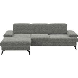 sit&more Ecksofa »Morris L-Form, inkl. Sitztiefenverstellung«, wahlweise mit Armteilverstellung, Bettfunktion & Bettkasten