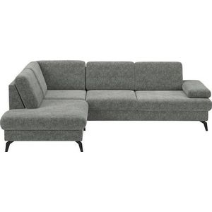 sit&more Ecksofa »Morris L-Form, inkl. Sitztiefenverstellung«, wahlweise mit Armteilverstellung, Bettfunktion & Bettkasten