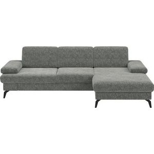 sit&more Ecksofa »Morris L-Form, inkl. Sitztiefenverstellung«, wahlweise mit Armteilverstellung, Bettfunktion & Bettkasten