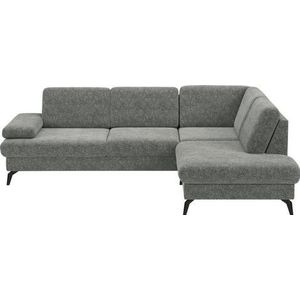 sit&more Ecksofa "Morris L-Form, inkl. Sitztiefenverstellung", wahlweise mit Armteilverstellung, Bettfunktion & Bettkasten