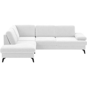 sit&more Ecksofa »Morris L-Form, inkl. Sitztiefenverstellung«, wahlweise mit Armteilverstellung, Bettfunktion & Bettkasten