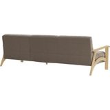 sit&more Ecksofa "Billund L-Form", Armlehnen aus Buchenholz in natur, verschiedene Bezüge und Farben