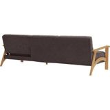 sit&more Ecksofa "Billund L-Form", Armlehnen aus eichefarbigem Buchenholz, verschiedene Bezüge und Farben