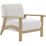 sit&more Sessel "Billund", Armlehnen aus Buchenholz in natur, verschiedene Bezüge und Farben