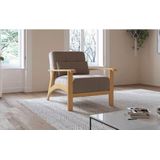 sit&more Sessel "Billund", Armlehnen aus eichefarbigem Buchenholz, verschiedene Bezüge und Farben