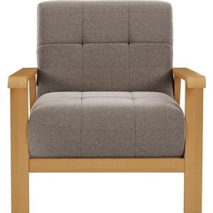sit&more Sessel "Billund", Armlehnen aus eichefarbigem Buchenholz, verschiedene Bezüge und Farben