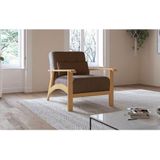 sit&more Sessel »Billund«, Armlehnen aus eichefarbigem Buchenholz, verschiedene Bezüge und Farben