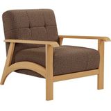 sit&more Sessel »Billund«, Armlehnen aus eichefarbigem Buchenholz, verschiedene Bezüge und Farben