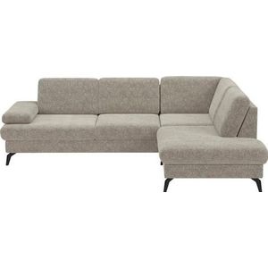sit&more Ecksofa »Morris L-Form, inkl. Sitztiefenverstellung«, wahlweise mit Armteilverstellung, Bettfunktion & Bettkasten