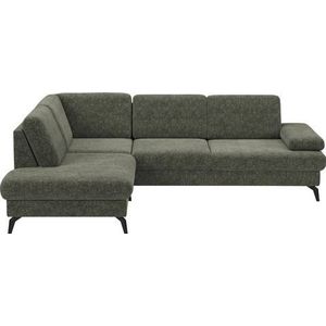 sit&more Ecksofa »Morris L-Form, inkl. Sitztiefenverstellung«, wahlweise mit Armteilverstellung, Bettfunktion & Bettkasten