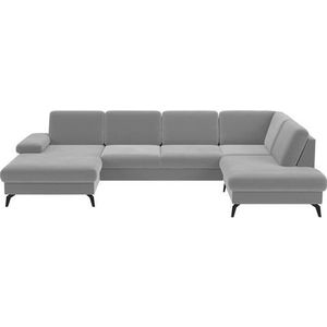 sit&more Wohnlandschaft »Morris U-Form, inkl. Sitztiefenverstellung«, wahlweise mit Armteilverstellung, Bettfunktion & Bettkasten
