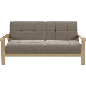 sit&more 2,5-Sitzer »Billund«, Armlehnen aus Buchenholz in natur, verschiedene Bezüge und Farben