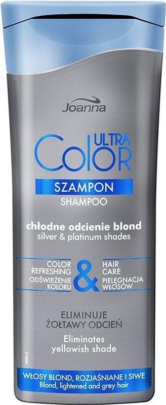 Joanna - Ultra Color - Shampoo - Zilver- en Platina-kleuren - 200 ml