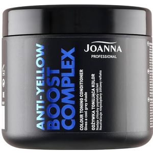 Joanna Professional Revitalisering kleurconditioner in zilvergrijs voor het haar - met microproteïne - duurzame revitalisering - krullende glans & kleur koud grijs - 500 g