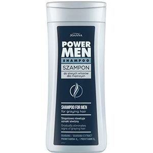 Joanna Power Men Shampoo voor Wit en Grijs Haar 200 ml