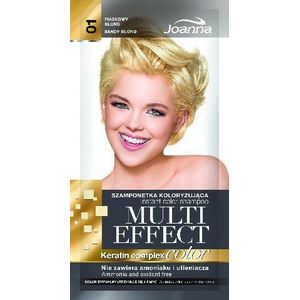 Joanna Multi Effect kleur Keratin Complex Szamponetka 01 zand blond 35 g