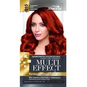 Joanna - Multi Effect Keratin Complex Color Instant Color Shampoo 015 Flame Rudy 35G