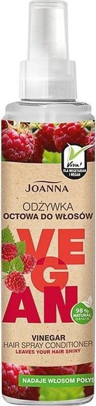 Joanna - Vegan Raspberry Vinegar - Conditioner - 150 ml - Voor Glanzend en Zacht Haar