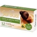 Joanna - Sensual - Gezichtshaarverwijderingspatches - 12 Stuks - Met Aloë Vera en Olijfolie