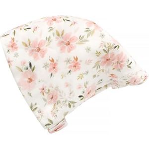 Pinokio baby meisje headcarf, Pink Flowers Summer Garden, 47 cm