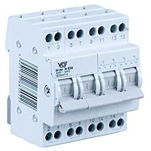 VCX - Modulaire Switch Network Generator 1-0-2 - Stuurschakelaar - Stroombronschakelaar - SF463-4P - 63A - 400V - Stroomcircuitbesturing - IP20