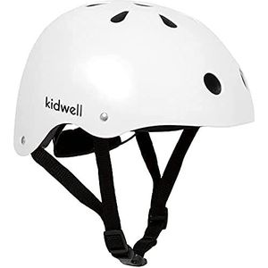 Kidwell ORIX fietshelm met verstelbare kinderhelm | wit