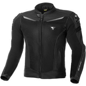 SHIMA - Piston - Leren / Textiele Motorjas - Zwart