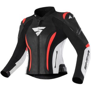 SHIMA - Miura 2.0 - Motorjas - Zwart Wit Rood - Leren - Dames