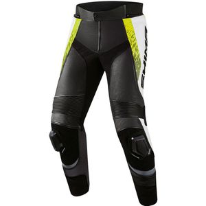 SHIMA - STR 2.0 - Leren Motorbroek - Zwart Wit Geel