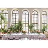 Tafelkleed - Wit - Vlekbestendig Materiaal - 180x300 cm