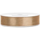 Satijn Lint Goud 12mm 25m