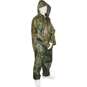 NGT - Quick-On Suit Regenpak Camouflage - Inclusief opbergtas - Maat M