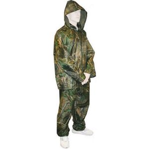 NGT - Quick-On Suit Regenpak Camouflage - Inclusief opbergtas - Maat XL