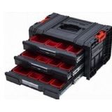 QBRICK - SYSTEM PRO DRAWER 3 - Gereedschapskist - Zwart - PP Kunststof