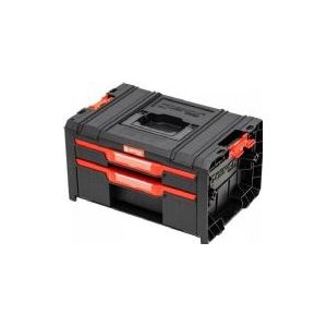 Qbrick System PRO Lade 2 Gereedschapskoffer 2.0 Basic stapelbaar 450 x 310 x 244 mm 4,5 l 9,5 l IP54 met twee laden 5 tussenschotten