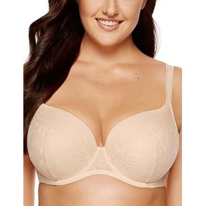 Gorteks Gevoerde beha voor dames, beige, 80D