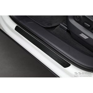 Avisa - Riffled Plate - Instaplijsten - Matzwart - Aluminium - 2-Delig