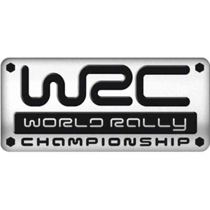 Avisa - WRC - Aluminium Embleem - 5,5x2,5cm