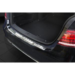 Avisa RVS Achterbumperprotector passend voor Mercedes E-Klasse W212 Sedan 2013-2016 'Ribs'