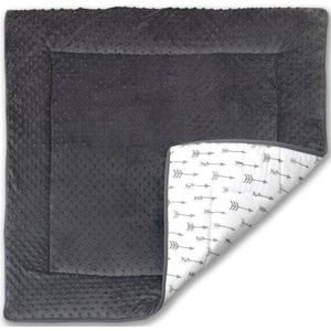 MamaLoes - Boxkleed - Grijs - 100% Katoen - Dubbelzijdig Gebruik