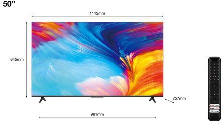TCL 50P635 - 50 inch - 4K LED - 2022