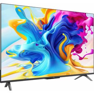 TCL C641 QLED 4K UHD TV 43 inch (108 cm), 120 Hz Gaming, HDR10+, Dolby Vision, Dolby Atmos, Smart TV, Triple Tuner DVB-T2/S2/C, Google TV, zwart, 2023